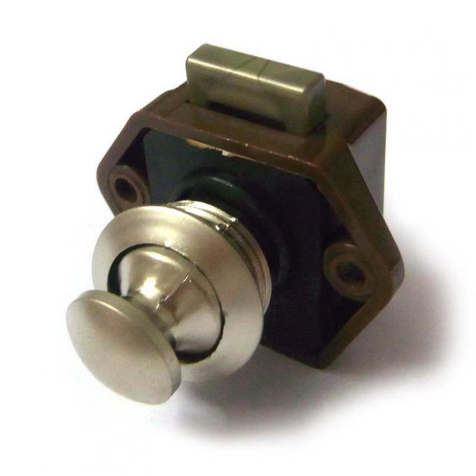 Caravan Push Button Lock Abs Plastic Cabinet Latch For Rv Motor
