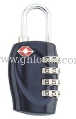 China TSA 4-dial combination lock supplier