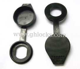 China WP003 Plastic Black Waterproof Cover for Diameter 19mm Locks supplier
