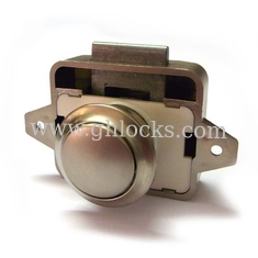 China Caravan Lock without key for Cupboard push lock with latch push button cabinet latch supplier