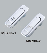 China MS738 push to open latch push button locks Panel Cabinet Handle Lock supplier