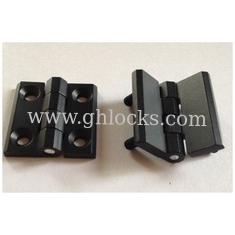 China Zinc Alloy Cabinet Hinges 40*40 50*50 60*60 black powder coated Door Hinge with 180 degree supplier