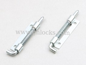 China Retractable Hinge White zinc plated Iron Hinge with screw hole CL225-3 Spring bolt D5mm supplier