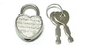 Zinc Alloy Heart Shaped Small Notebook Lock for Stationery supplier