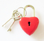 Red Heart Shaped diary Lock for Stationery supplier