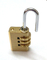 3 Digit brass Padlock Combination Pad Lock supplier