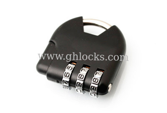 China 3 Digit Black Luggage Combination PadLock supplier