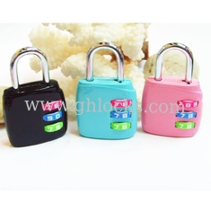 China 3 Digital Luggage PadLock with Color supplier