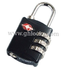 China TSA 3 Digital Luggage PadLock supplier