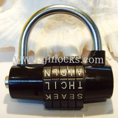 China English alphabet Luggage Combination Lock supplier