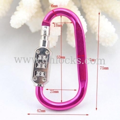 China 3 Digital Mountain buckle for Luggage/ climbing hook/Carabiner supplier