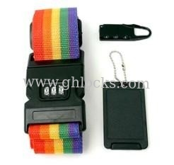 China Luggage Combination Lock and Belt Combination Gift Set supplier