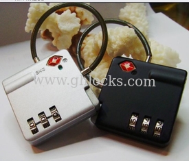 China 3-dial TSA combination Wire luggage lock supplier