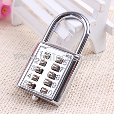China 10 key pad PadLock/10 Push Button Combination Password Lock supplier