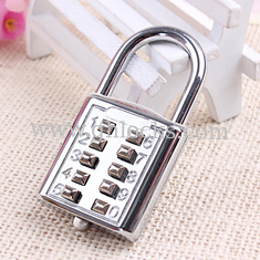 China 10 key pad PadLock/10 Push Button Combination Password Lock supplier