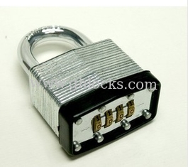 China 4 digit laminated combination padlock supplier