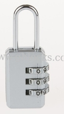 China 3 Dial Resttable Combination Luggage Padlock for Suitcase Security supplier