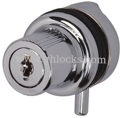 China 224 Single Glass Door Locks D25MM supplier