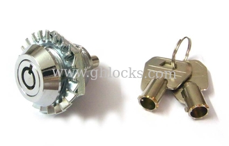 China MA24 Tubular key Push cam Lock for LED advertisement Big tubular key plunger cam lock supplier