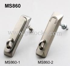 China industrial cabinet plane lock MS860 Non-Key Electrical Cabinet Swing Handle Lock supplier