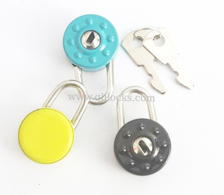 Round Shaped Small Iron diary Lock for Stationery supplier