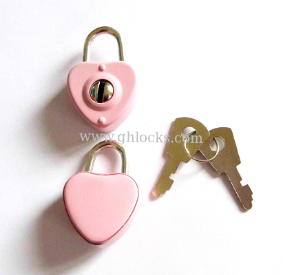 Iron Heart Shaped Small diary Lock supplier