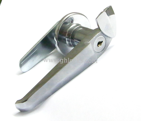 MS317 Zinc Alloy Handle Lock Electrical cabinet cam lock with dust shuter for cylinder supplier