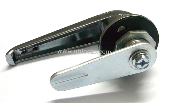 MS317 Zinc Alloy Handle Lock Electrical cabinet cam lock with dust shuter for cylinder supplier