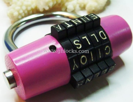 English alphabet Luggage Combination Lock supplier