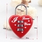 red heart shape Travel combination lock for Wedding Gifts supplier