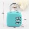 3 Resetable bag coded lock luggage lock supplier