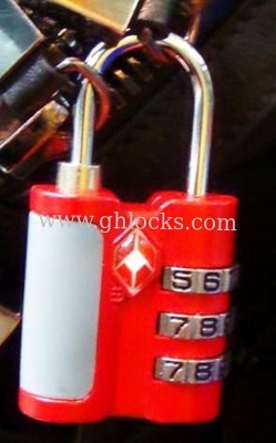 TSA 3-dial combination luggage lock supplier