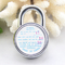 50MM Round Dial combination padlock/compass decorated padlock supplier