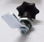 Quarter Turn Keyless Cabinet Cam lock MS714-1 black powder coated Cylinder lock supplier