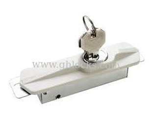 Steel Cabinet Lock for Sliding Door White Color Panel Lock for Steel Enclosure supplier