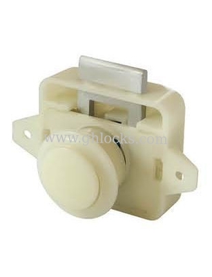 Caravan Lock for Cupboard push lock with latch push button cabinet latch for rv/motor home supplier