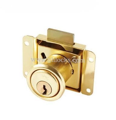 Golden Color Office Furniture Drawer Locks supplier