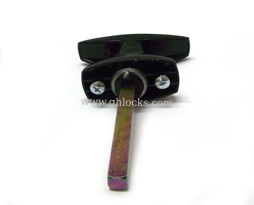 Black Zinc Alloy Metal Cabinet Lever T Handle Cam Lock with Long bar supplier