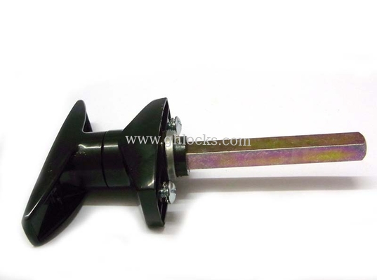 Black Zinc Alloy Metal Cabinet Lever T Handle Cam Lock with Long bar supplier