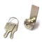 Small Flat Key Cam Lock for Display Case Cabinet Cam Lock with small Key Aliked Key supplier