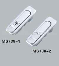 MS738 push to open latch push button locks Panel Cabinet Handle Lock supplier