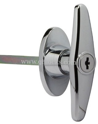 T handle lock with long pole chassis cabinet door knob lock mechanical equipment lock supplier