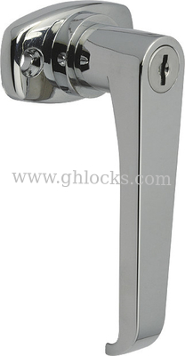 L handle lock for chassis cabinet door knob lock mechanical equipment lock supplier