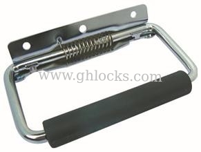 Bright chrome-plating steel industrial door handles LS504-1 cabinet handle, door handle supplier