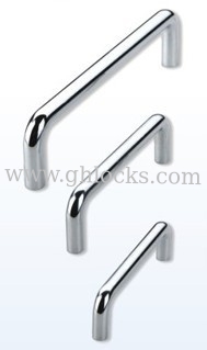 LS511 Bright chrome-plated ZDC Handles pull kitchen cabinet stainless steel handle supplier