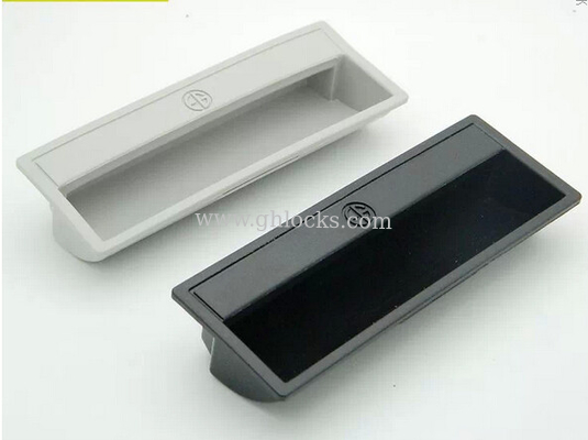 PL011 Plastic Furniture cabinet pulls,recessed flush handles,concealed flush pull handle supplier