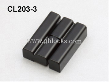 zinc alloy industrial external hinges Black Zinc cabinet door hinge, Cabinet hinge CL203-3 supplier