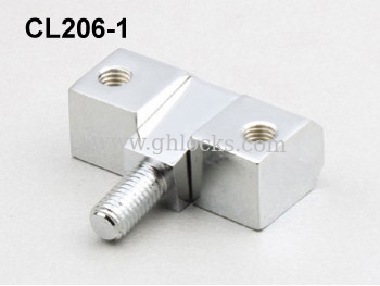 Chrome exposed Hinge cabinet door hinge, CL206-1 Zinc Alloy hinge supplier