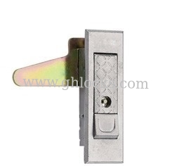 MS602 Pocked chrome plating latch cabinet plane trailer lock handle rod plane lock supplier