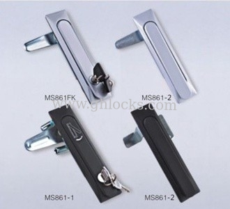 MS861 Keyless Industrial cabinet lock, Electric panel lock, electric latch with key supplier